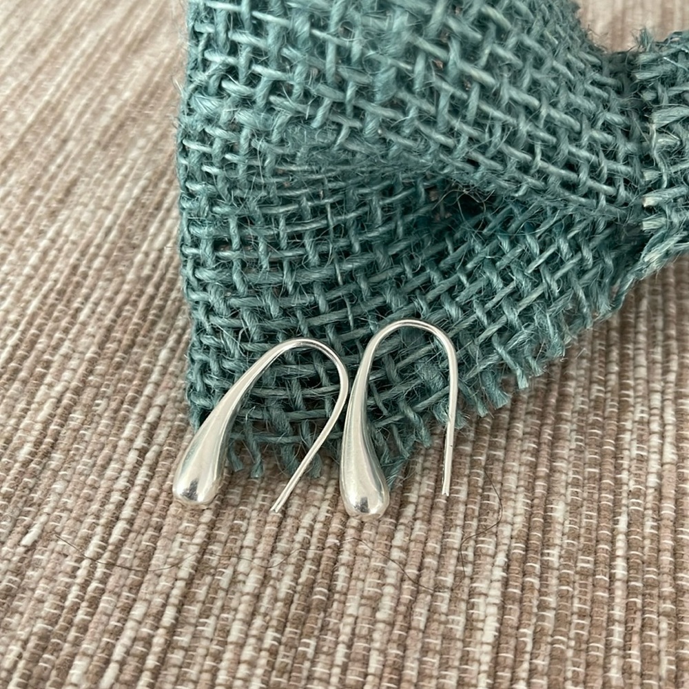Sterling Silver Teardrop Earrings